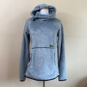 Menzana women’s large blue/grey high loft fleece